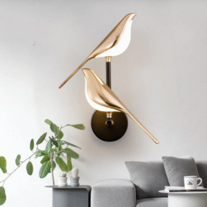 LED Double Bird Wall Light
