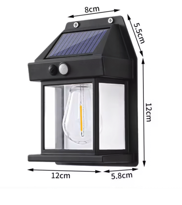 TWILIXO SINGLE BULB SOLAR WALL LIGHT - Image 2