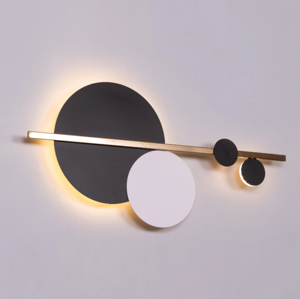 LED Four Rings Wall Light