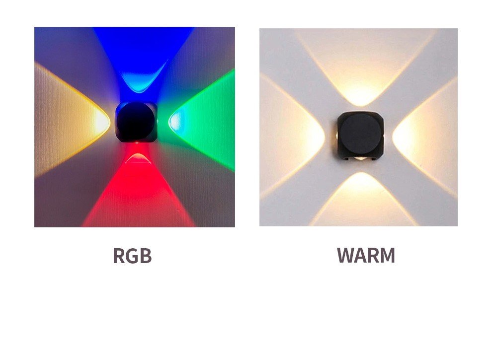 TWILIXO 4 WATT MULTICOLOR OUTDOOR FACADE WALL LIGHT - Image 7