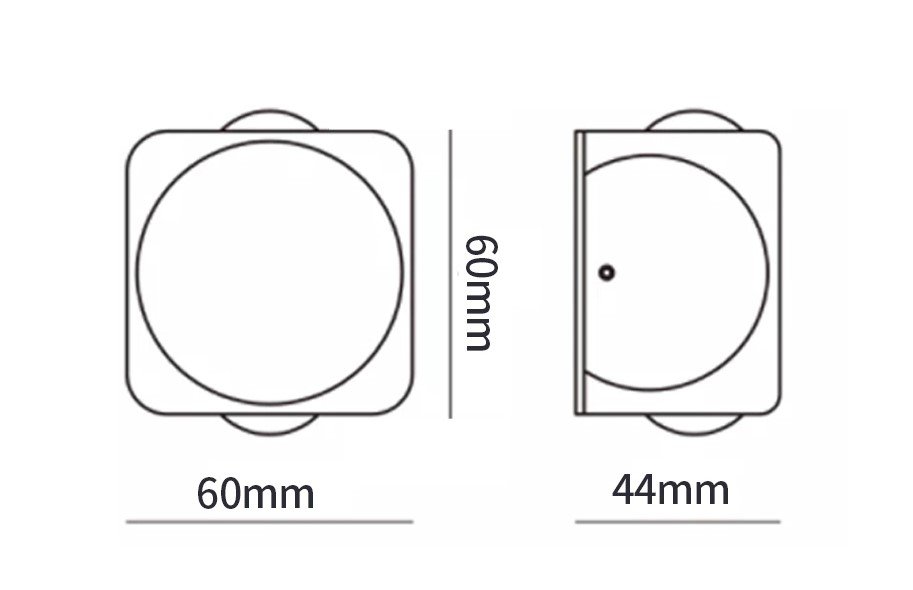 TWILIXO 4 WATT MULTICOLOR OUTDOOR FACADE WALL LIGHT - Image 6