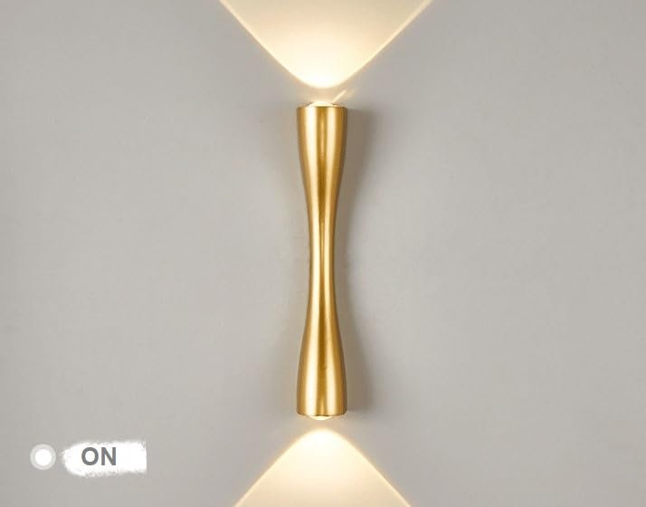 TWILIXO 6 WATT OUTDOOR GOLD LADY FIGURE FACADE WALL LIGHT - Image 4