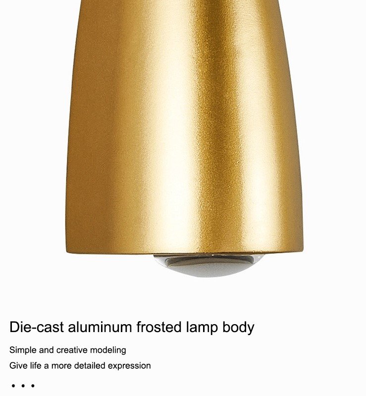 TWILIXO 6 WATT OUTDOOR GOLD LADY FIGURE FACADE WALL LIGHT - Image 6