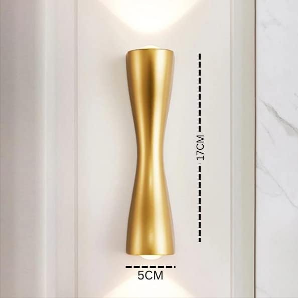 TWILIXO 6 WATT OUTDOOR GOLD LADY FIGURE FACADE WALL LIGHT - Image 2