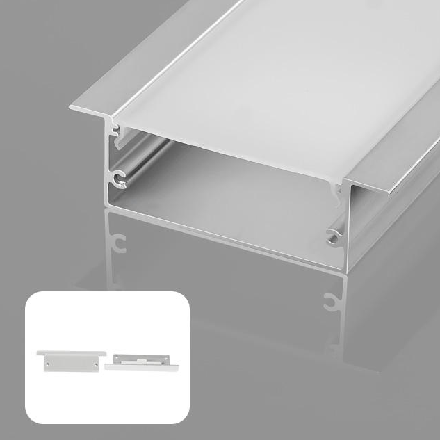 TWILIXO 50 x 20mm Recessed Aluminium Profile Light Channel - Image 3