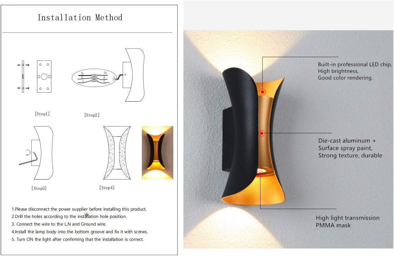 TWILIXO 10 WATT OUTDOOR LADY FIGURE FACADE LIGHT - Image 4
