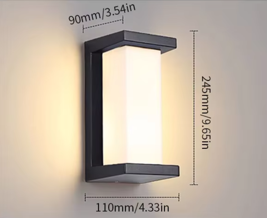 TWILIXO 12 WATT OUTDOOR LED WALL & PILLAR GATE LIGHT - Image 3