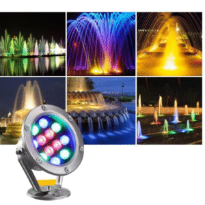 TWILIXO 12 Watt RGB Underwater LED Fountain Light