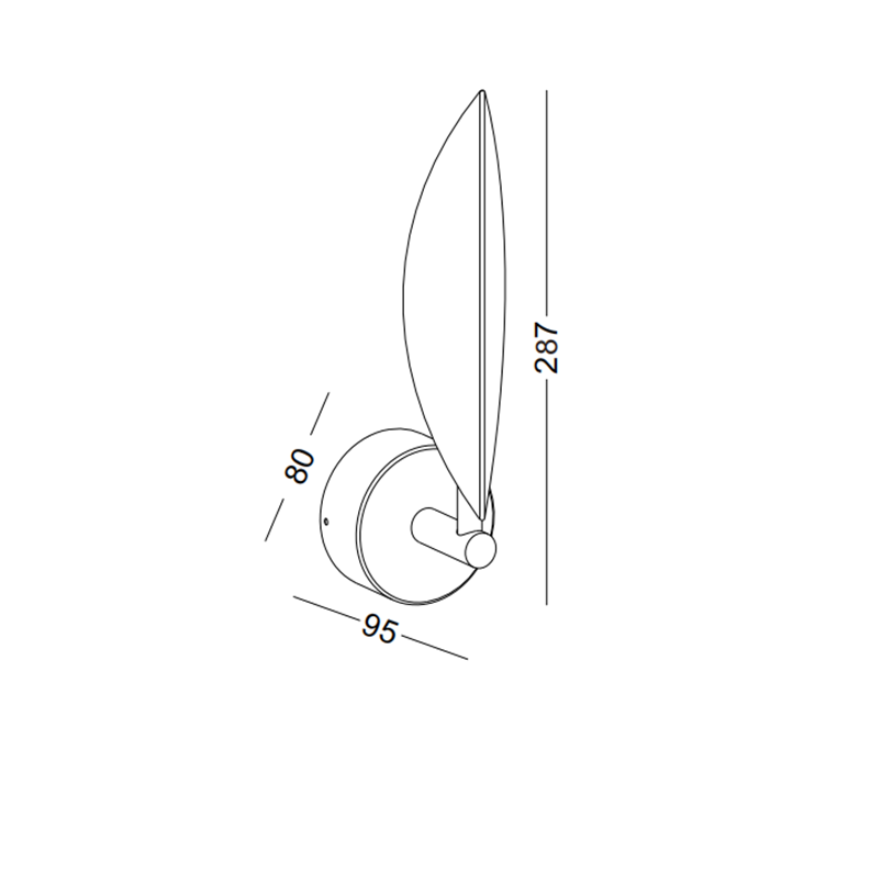 TWILIXO LEAF WALL LIGHT - Image 3
